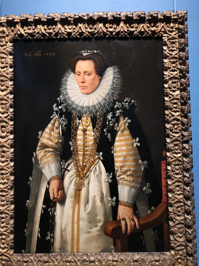 Ritratto della moglie di Nicolas de Hellincx - Frans Pourbus il Giovane