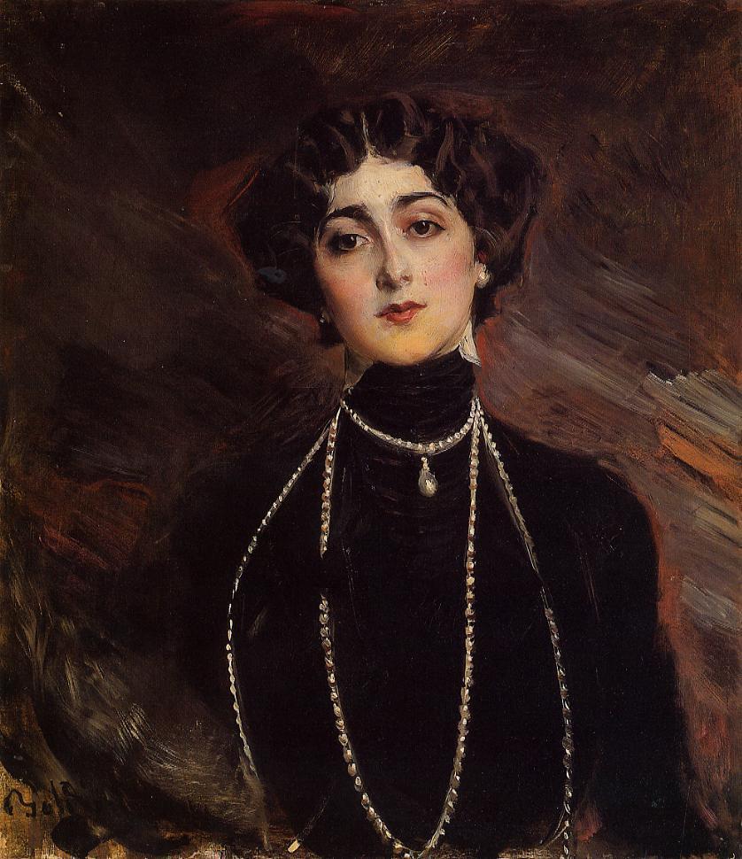 Portrait de Lina Cavalieri - Giovanni Boldini - Alpha Reproduction