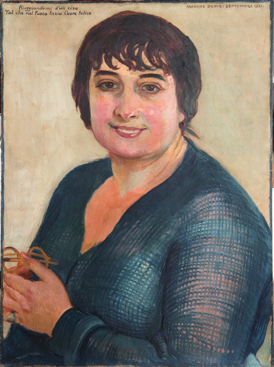 Ritratto di Lisbeth in blu - Maurice Denis