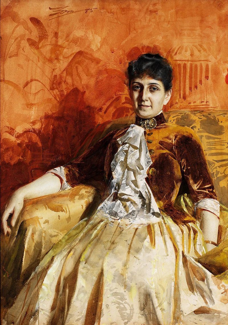 Ritratto di Lisen Lamm - Anders Zorn