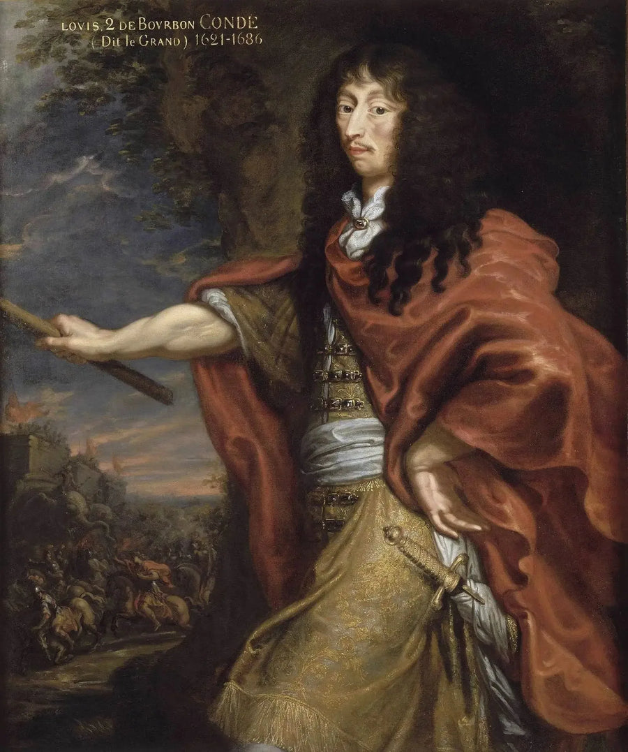 Ritratto di Luigi II, principe di Borbone, soprannominato il Grande Condé - Juste d'Egmont