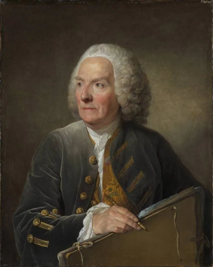 Ritratto di Louis de Sylvestre - Jean-Baptiste Greuze