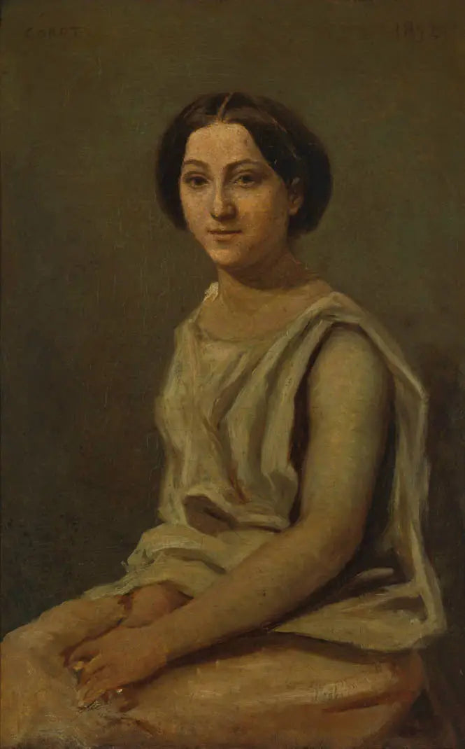 Ritratto di Louise Audiat - Jean-Baptiste Camille Corot