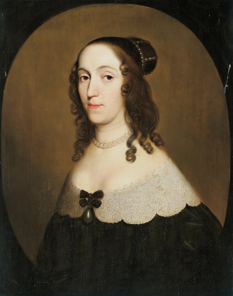 Ritratto di Louise Christina (1606-1669), contessa di Solms-Braunfels - Gerrit van Honthorst