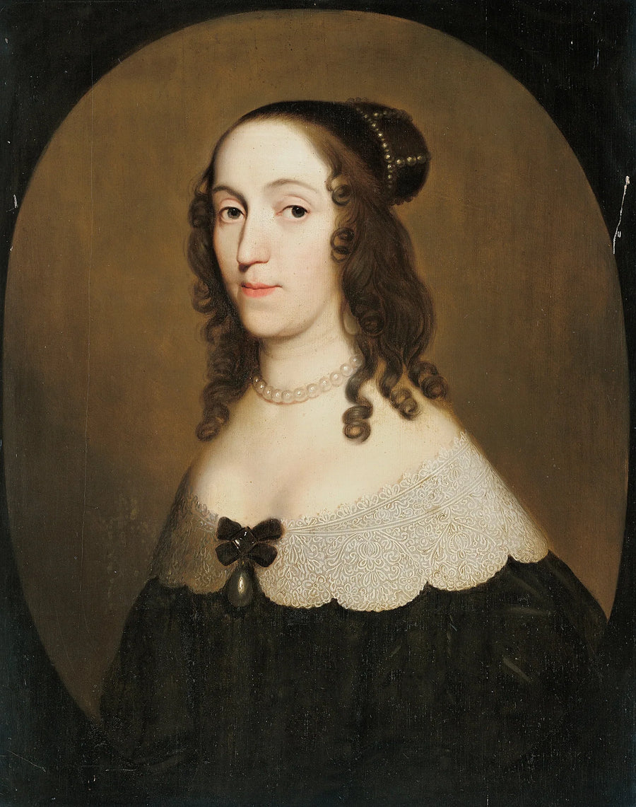 Ritratto di Louise Christina (1606-1669), contessa di Solms-Braunfels - Gerrit van Honthorst