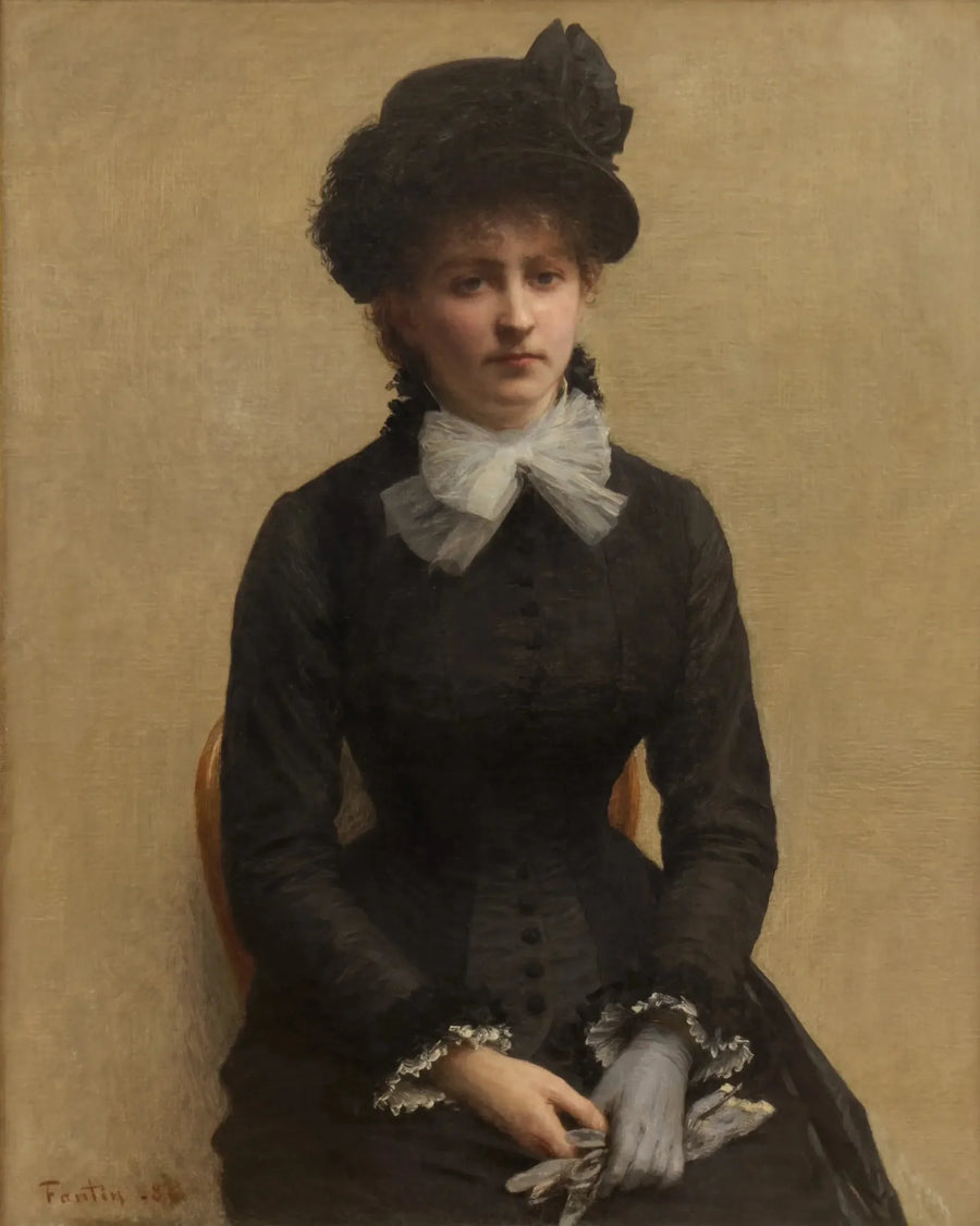 Ritratto di Louise Riesener - Henri Fantin-Latour