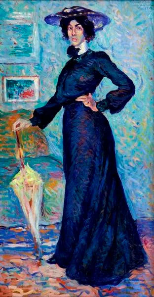 Ritratto di Lucie Cousturier - Maximilien Luce