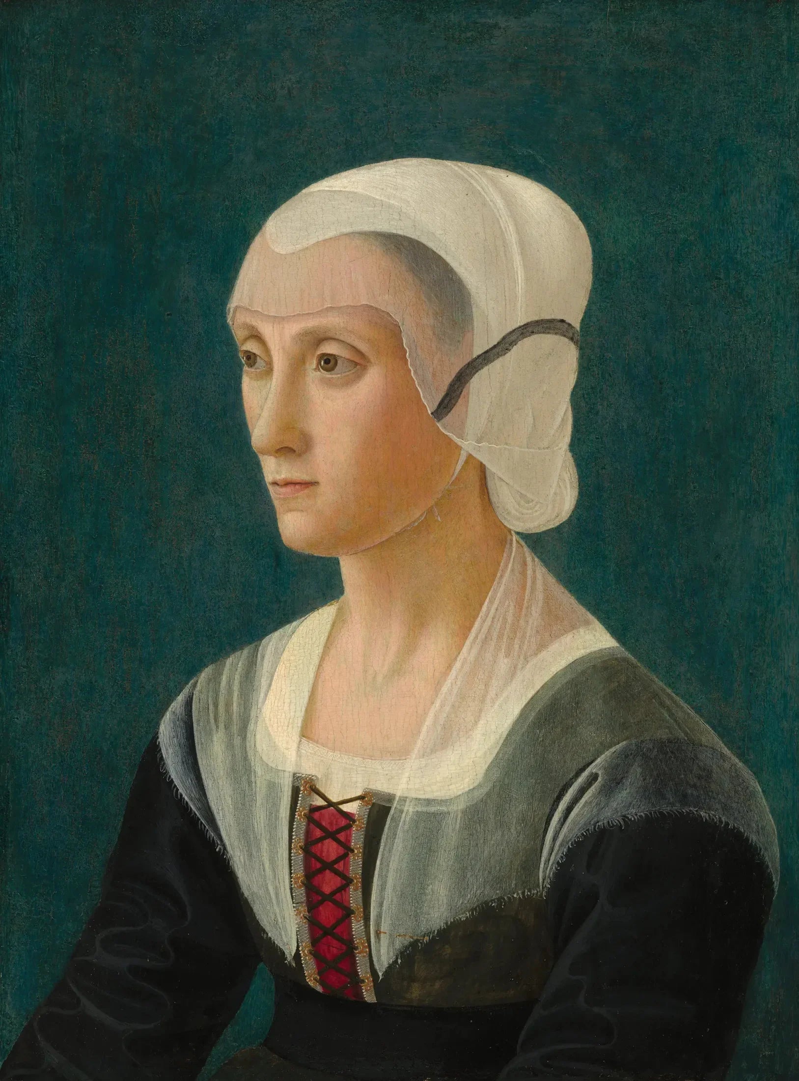 Portrait de Lucrèce Tornabuoni - Domenico Ghirlandaio image 1 reproduction artisanale de tableau