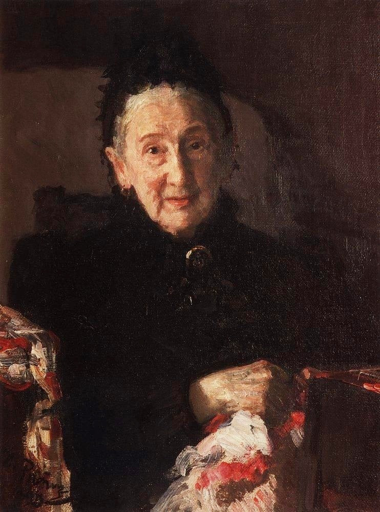 Portrait de Lyudmila Chestakova - Ilya Repin - Alpha Reproduction