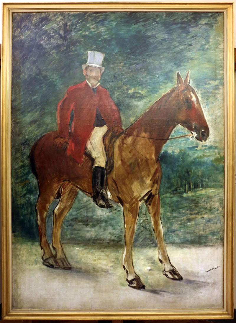 Ritratto di M. Arnaud a cavallo - Édouard Manet