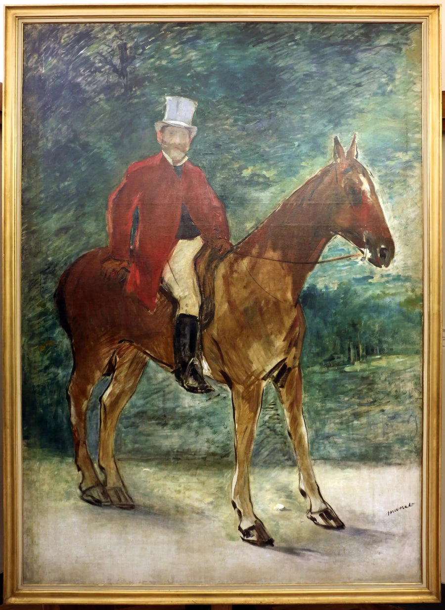 Ritratto di M. Arnaud a cavallo - Édouard Manet