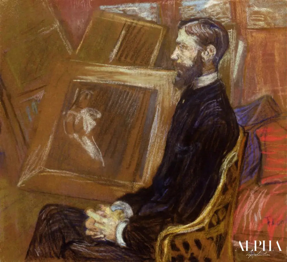 Portrait de M. Georges Henri Manuel - Toulouse Lautrec - Reproductions de tableaux et peintures haut de gamme