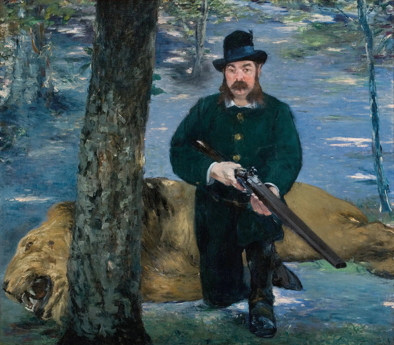 Ritratto del signor Pertuiset, il cacciatore di leoni - Édouard Manet