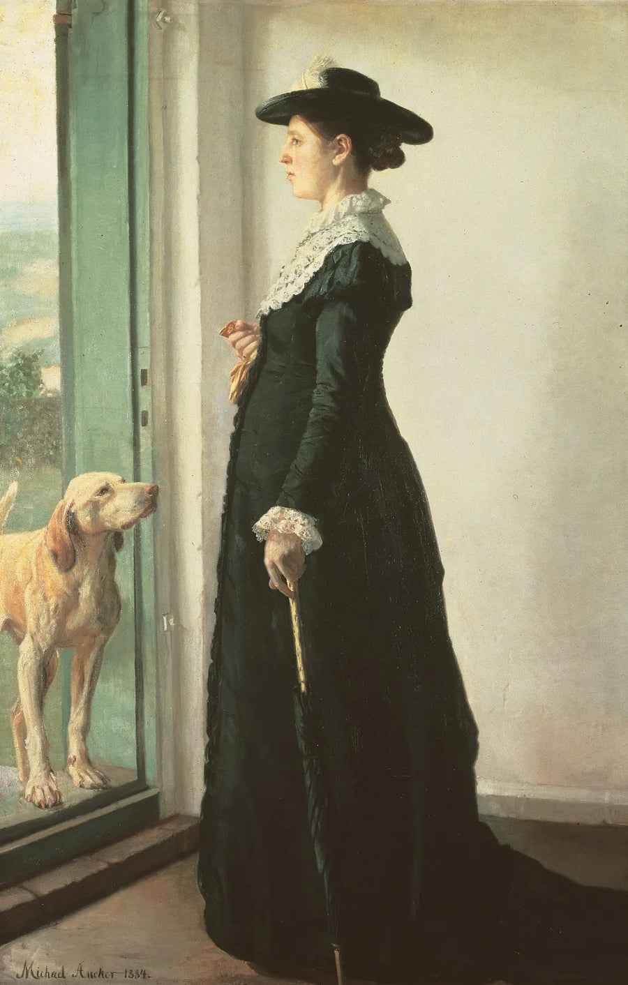 Ritratto di mia moglie - Michael Peter Ancher