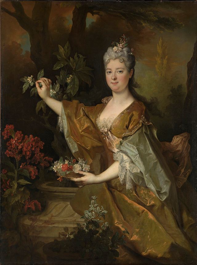 Portrait de Madame Adélaïde en Flore - Nicolas de Largillière image 1 reproduction d’œuvre d’art à l’huile