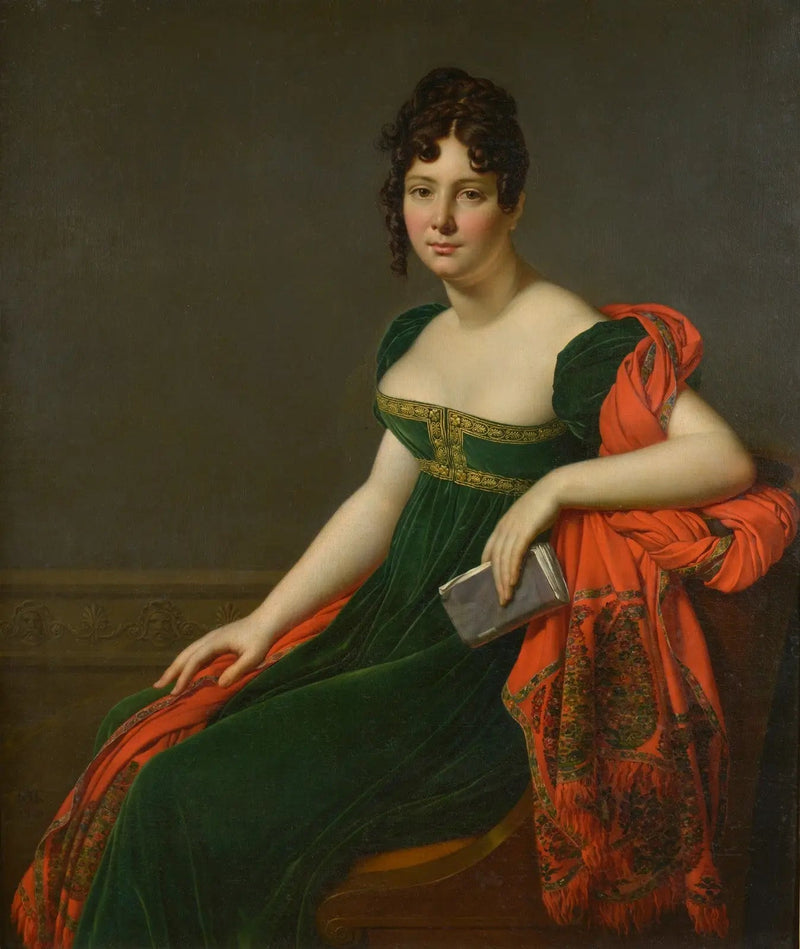 Ritratto di Madame Augustine Bertin de Veaux - Anne-Louis Girodet
