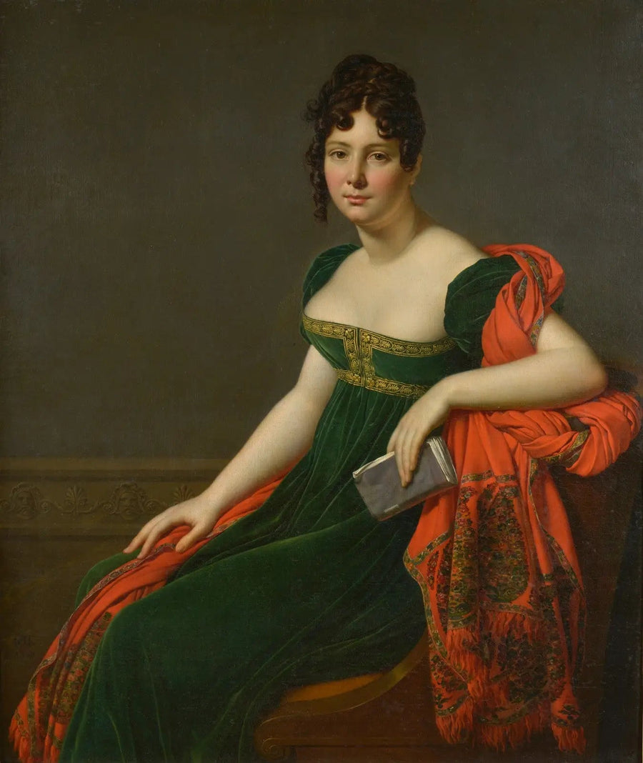 Ritratto di Madame Augustine Bertin de Veaux - Anne-Louis Girodet