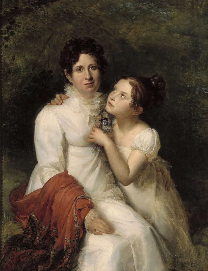 Ritratto di Madame Bauquin Du Boulay e della sua nipote Mademoiselle Bauquin de La Souche - François Gérard