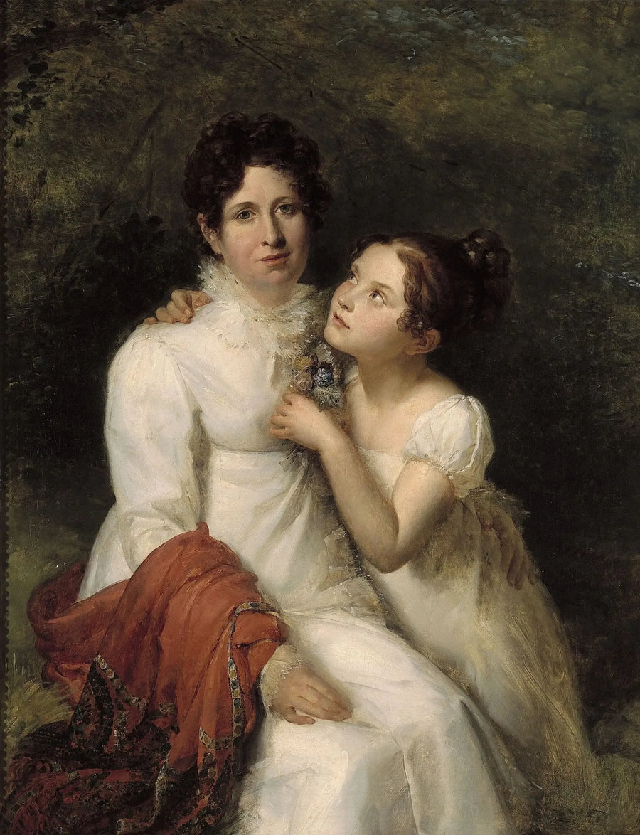 Ritratto di Madame Bauquin Du Boulay e della sua nipote Mademoiselle Bauquin de La Souche - François Gérard
