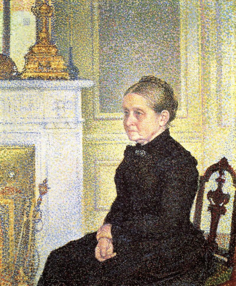 Ritratto di Madame Charles Maus - The��o van Rysselberghe