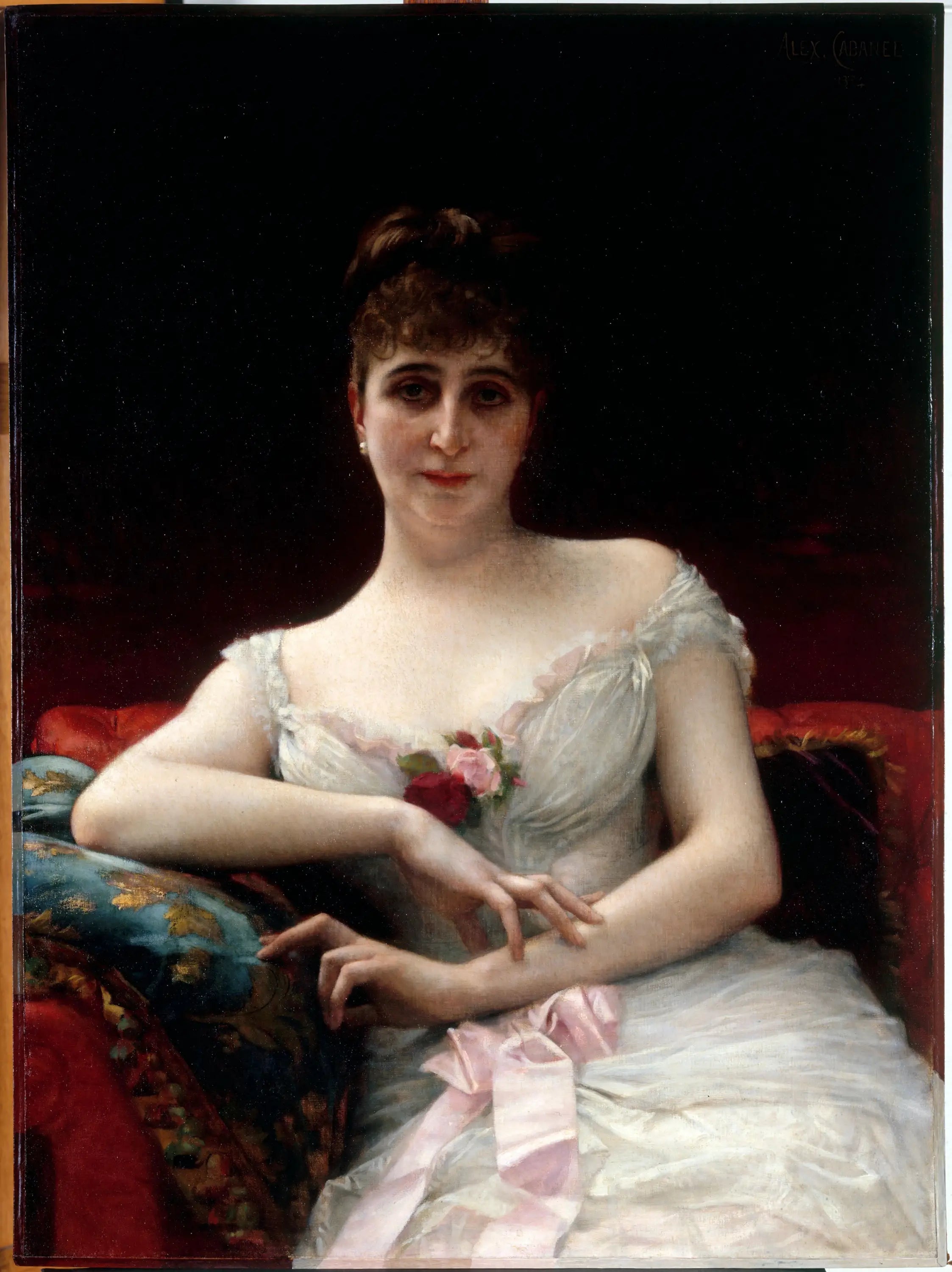 Portrait de Madame Edouard Hervé - Alexandre Cabanel - Alpha Reproduction