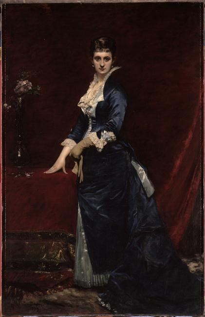 Portrait de Madame Georges Petit - Carolus-Duran image 1 reproduction artisanale de tableau