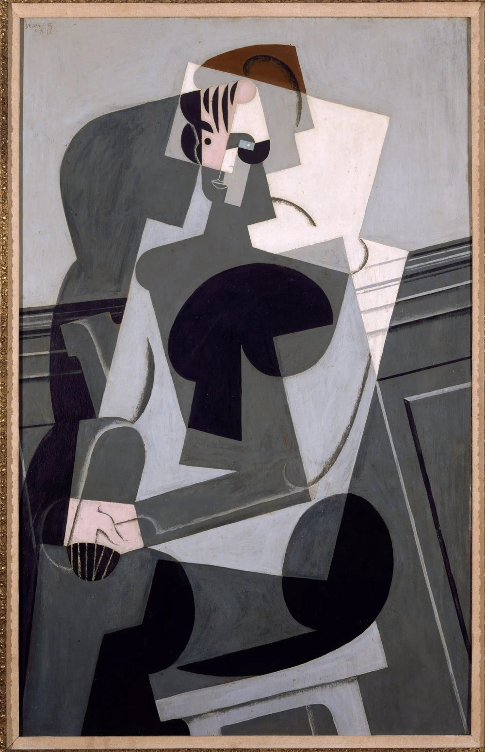 Portrait de Madame Josette Gris - Juan Gris image 1 copie de tableau peinte à la main