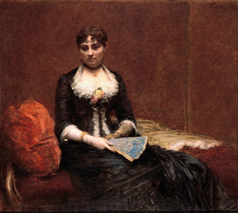 Ritratto di Madame Léon Maître (Portrait de Madame Léon Maître) - Henri Fantin-Latour