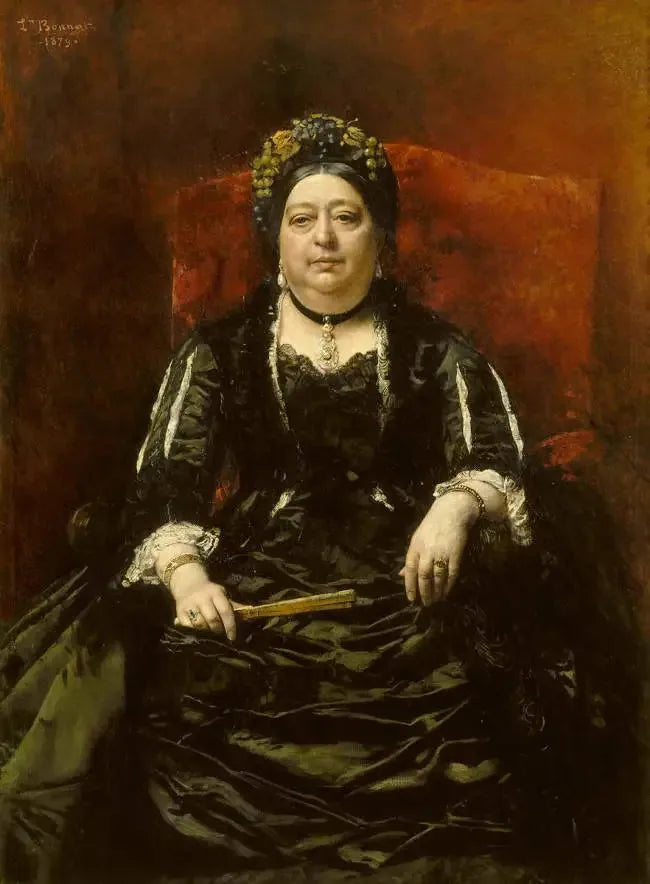 Portrait de Madame Stern - Léon Bonnat image 1 copie de tableau peinte à la main