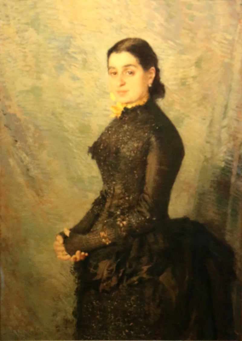 Ritratto di Madame Wiener - The��o van Rysselberghe
