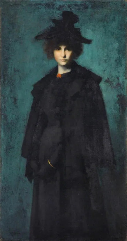 Portrait de Mademoiselle Laura Leroux - Jean-Jacques Henner image 1 copie de tableau peinte à la main
