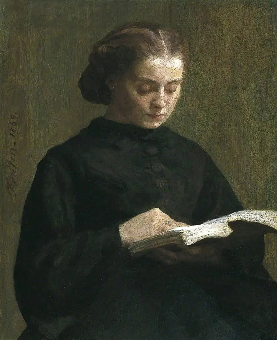 Ritratto di Mademoiselle Marie Fantin-Latour - Henri Fantin-Latour