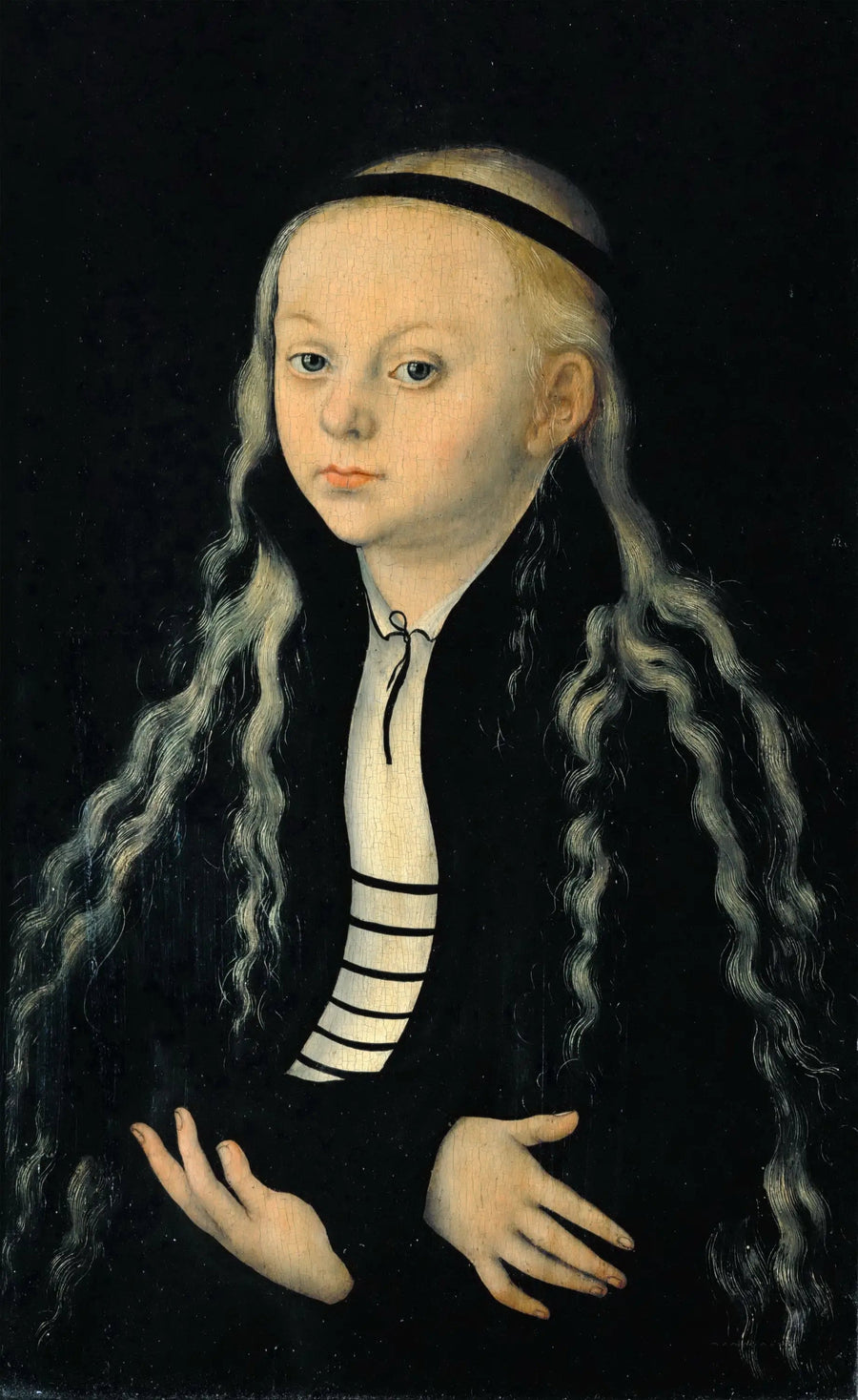 Ritratto di Magdalena Luther, figlia del riformatore Martin Luther - Lucas Cranach il Vecchio
