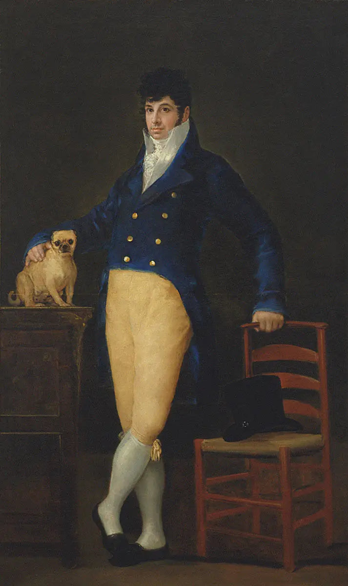 Reproduction du tableau « Portrait de Manuel García de la Prada - Francisco de Goya » par Alpha Reproduction en peinture à l’huile