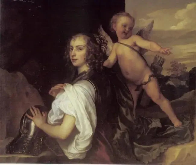 Ritratto di Margaret Lemon nel ruolo di Erminia - Antoine van Dyck