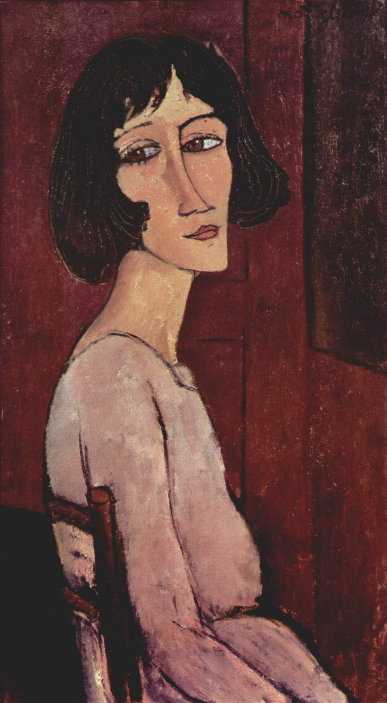 Reproduction du tableau « Portrait de Margherita - Amedeo Modigliani » par Alpha Reproduction en peinture à l’huile