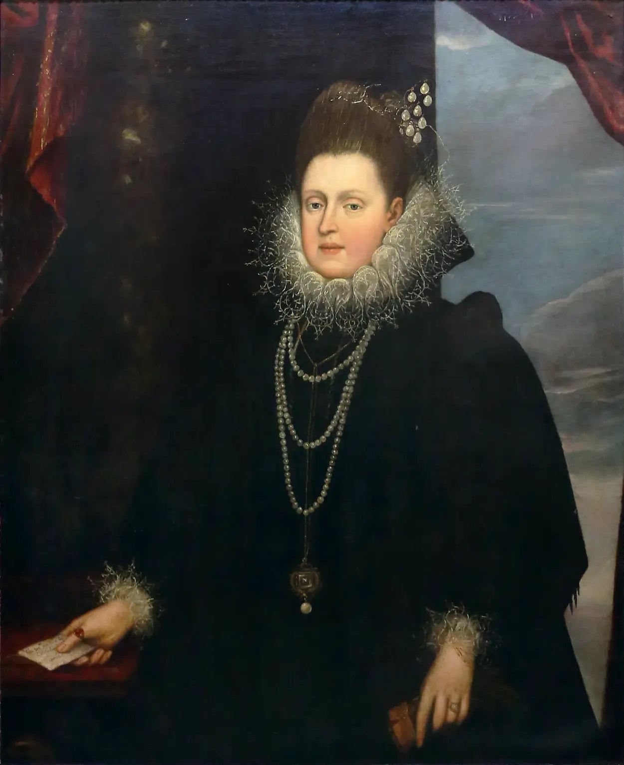 Portrait de Margherita Gonzaga d’Este - Frans Pourbus the Younger - Alpha Reproduction