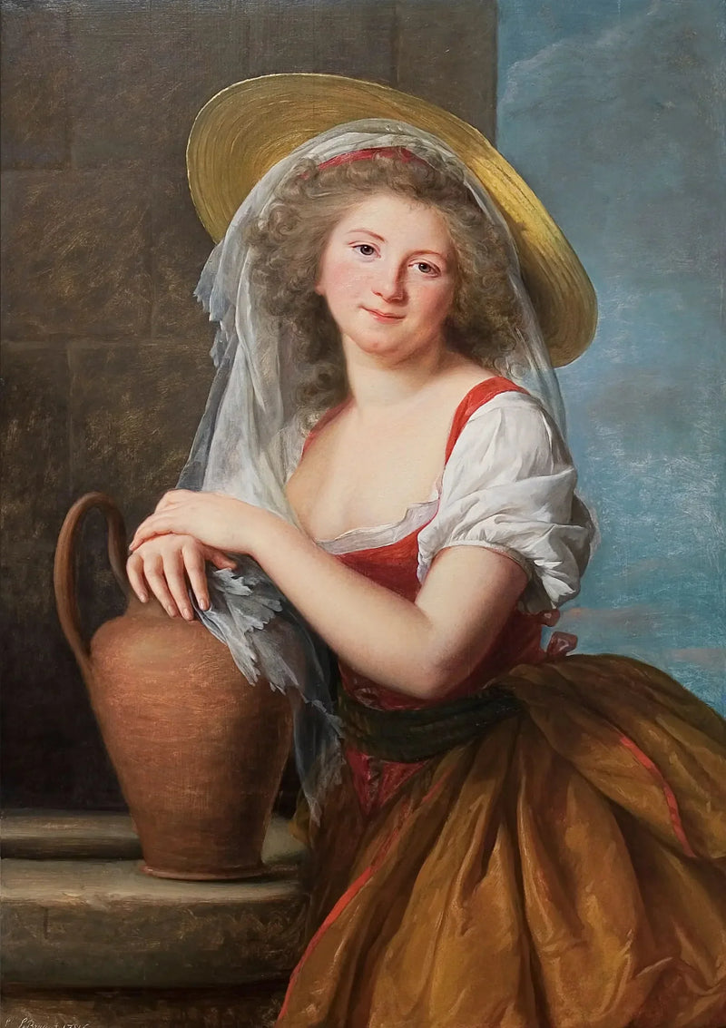 Ritratto di Marguerite Baudard de Saint James, marchesa di Puységur, in qualità di lattaia - Élisabeth Vigée Le Brun