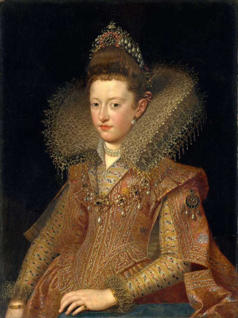 Ritratto di Marguerite de Gonzague (1591-1632), principessa di Mantova - Frans Pourbus il Giovane