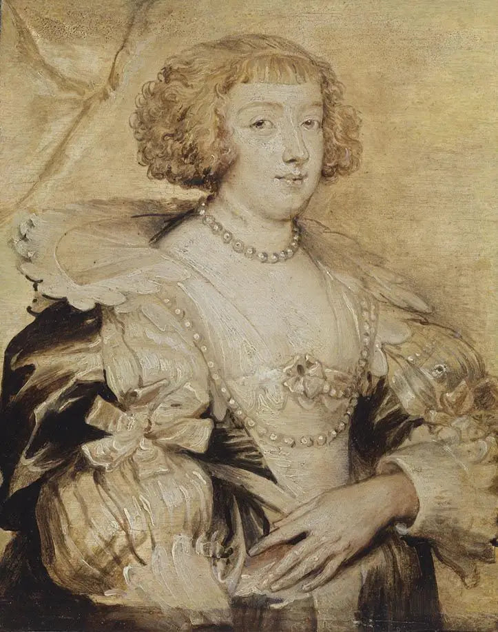 Ritratto di Marguerite de Lorraine - Antoine van Dyck