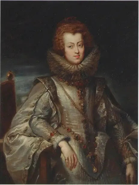 Ritratto di Maria Anna, principessa di Spagna, arciduchessa d'Austria, in seguito regina di Ungheria e Boemia (1604-1646) - Peter Paul Rubens