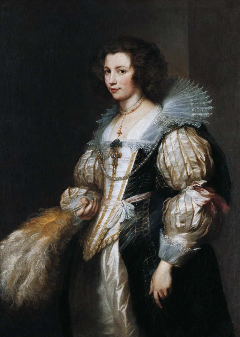 Ritratto di Maria Louise von Tassis - Antoine van Dyck