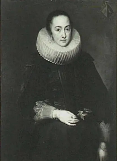 Ritratto di Maria Nutius (-), moglie di Jacob de Witte (1591-1631), ca. 1618-1619 - Antoine van Dyck