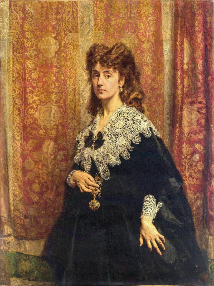 Ritratto di Maria Pusłowska (1845-1926) - Jan Matejko
