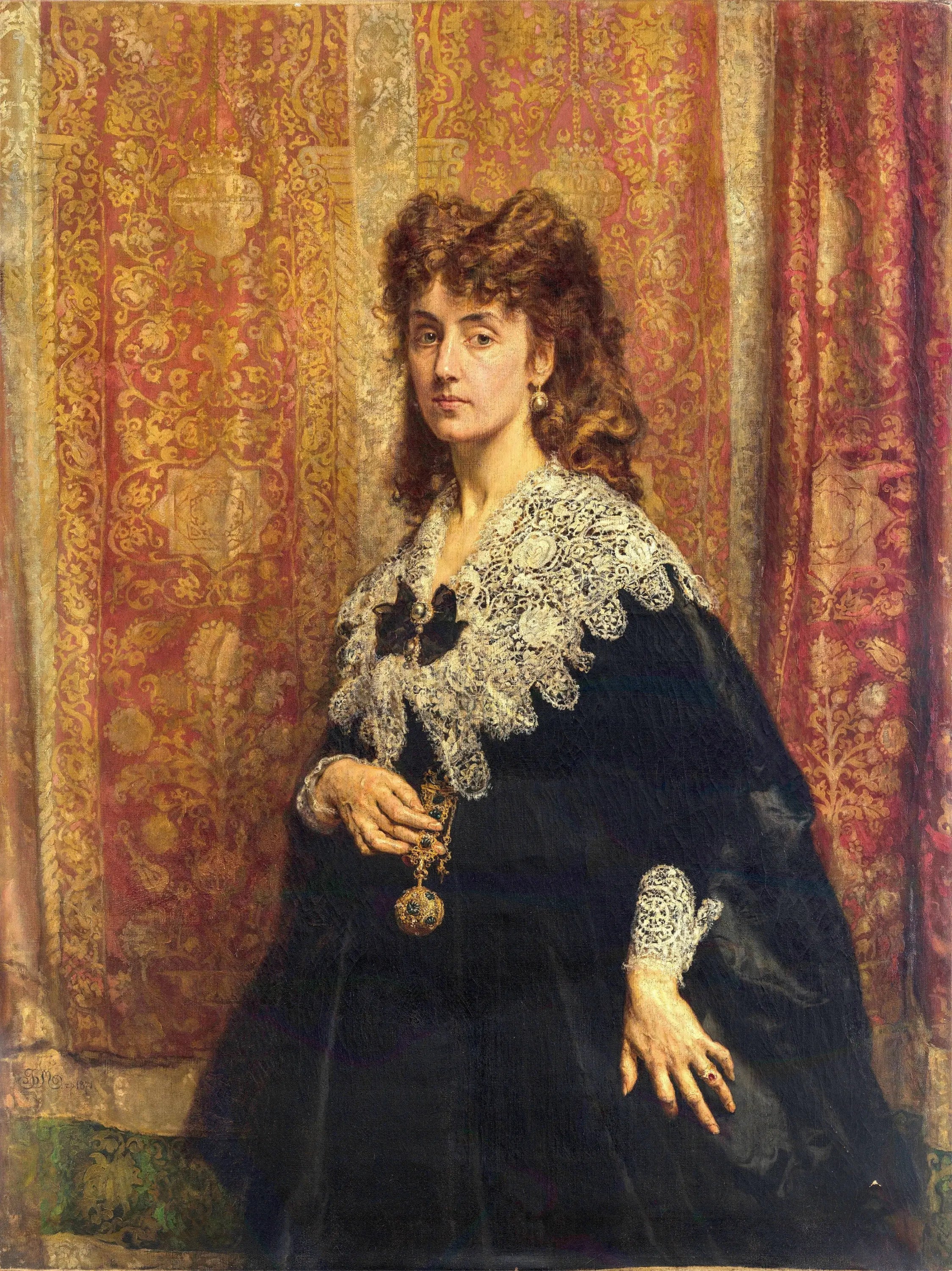 Portrait de Maria Pusłowska (1845-1926) - Jan Matejko - Alpha Reproduction
