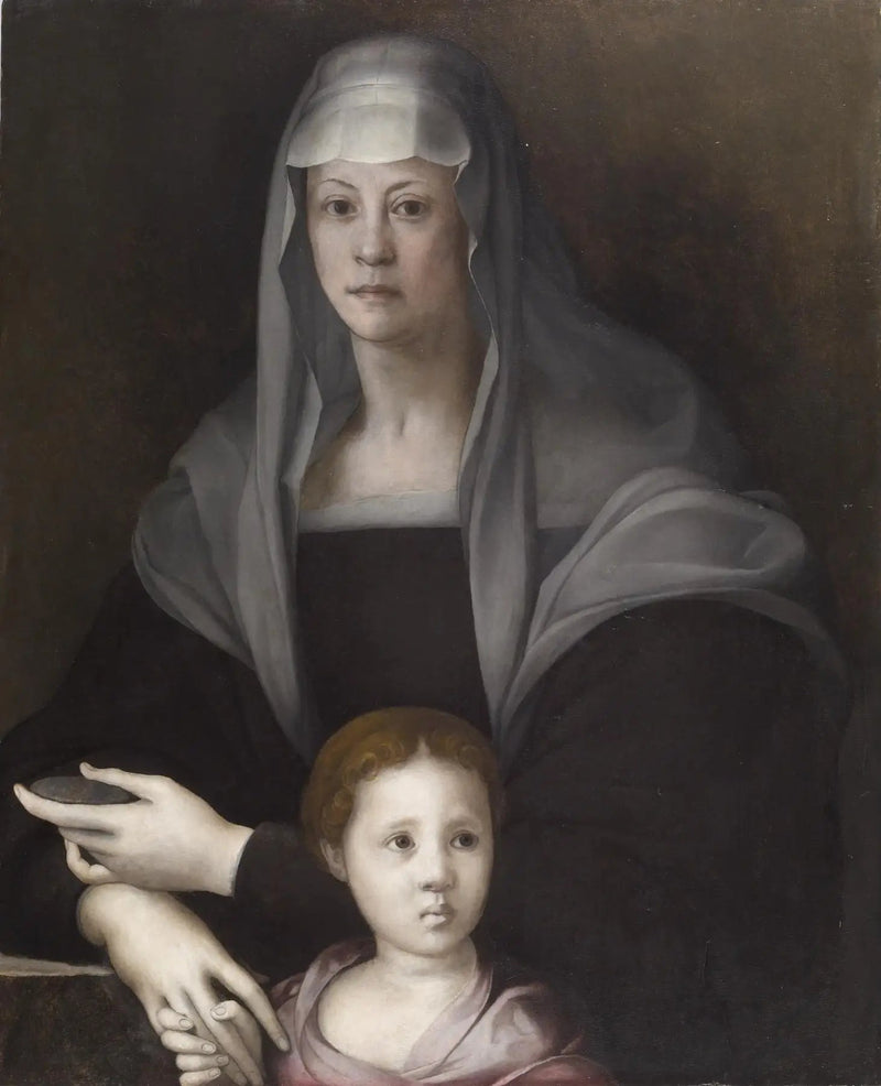 Ritratto di Maria Salviati de' Médici con Giulia de' Médici - Pontormo
