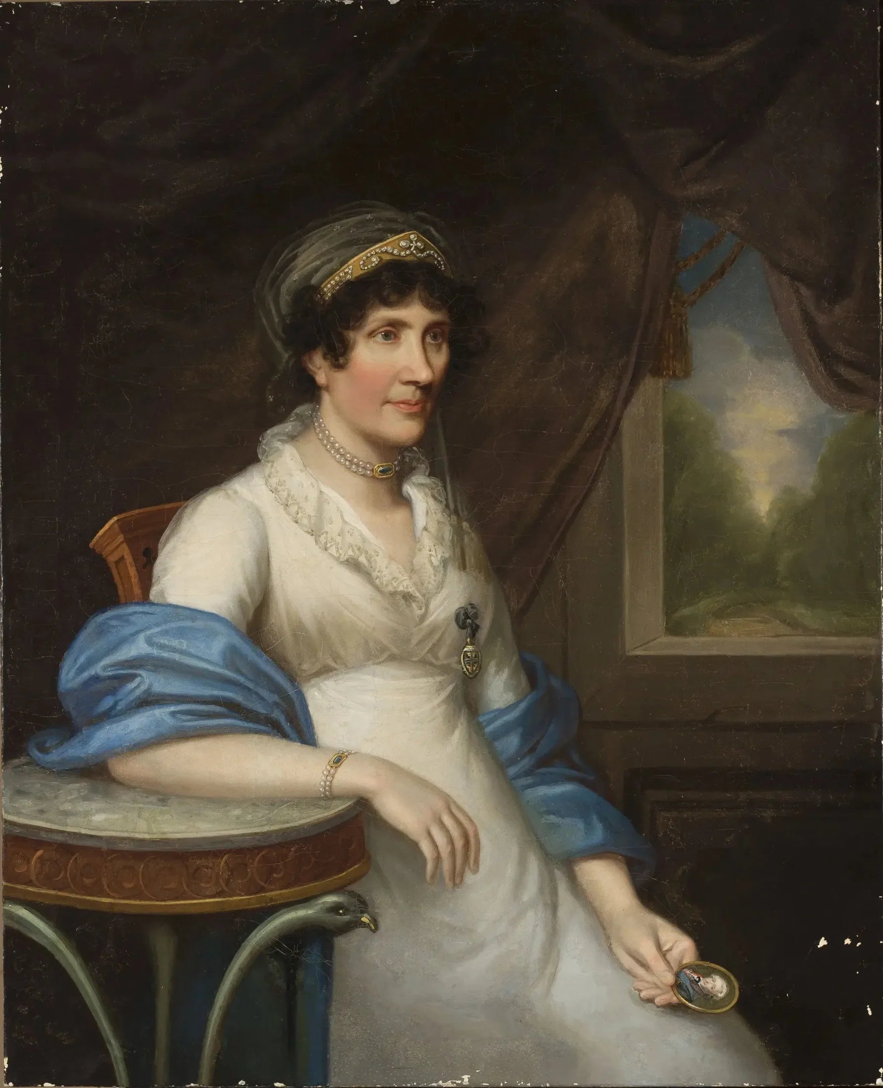 Portrait de Marianna Dembińska née Moszyńska. - Joseph Karl Stieler image 1 tableau peint à l’huile sur toile