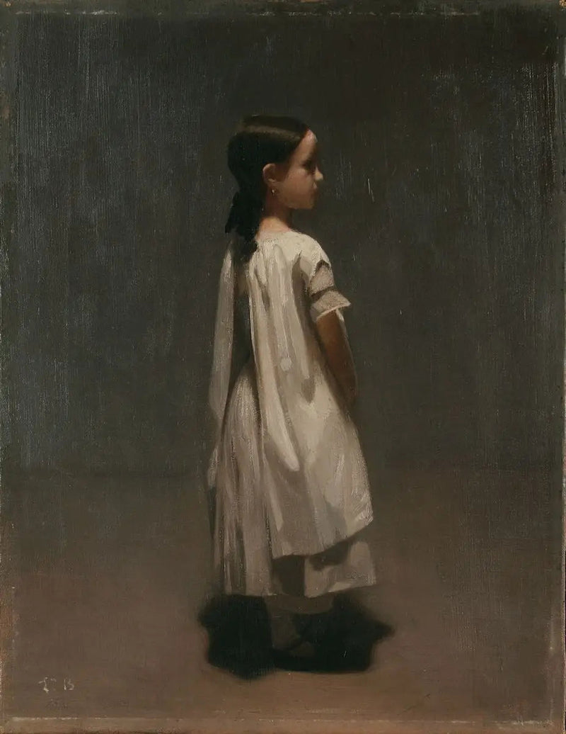 Ritratto di Marie Bonnat, la sorella dell'artista - Léon Bonnat