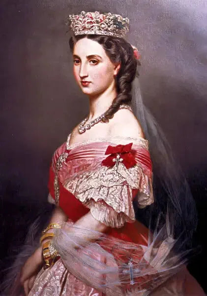 Ritratto di Marie-Charlotte di Belgio, imperatrice del Messico - Franz Xaver Winterhalter