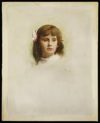 Ritratto di Marie-Charlotte Madier-Trélat bambino - Léon Bonnat